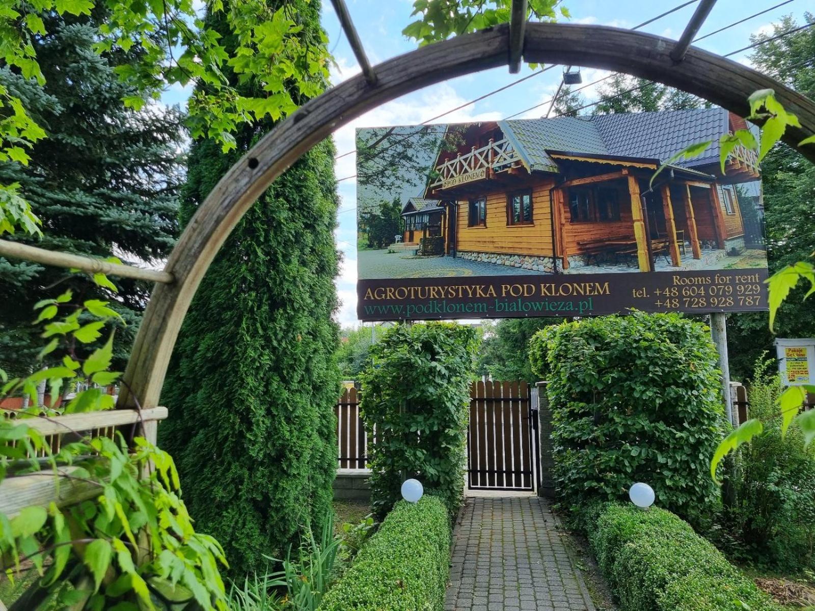 Domek Pod Klonem Agroturystyka Біловежа Екстер'єр фото